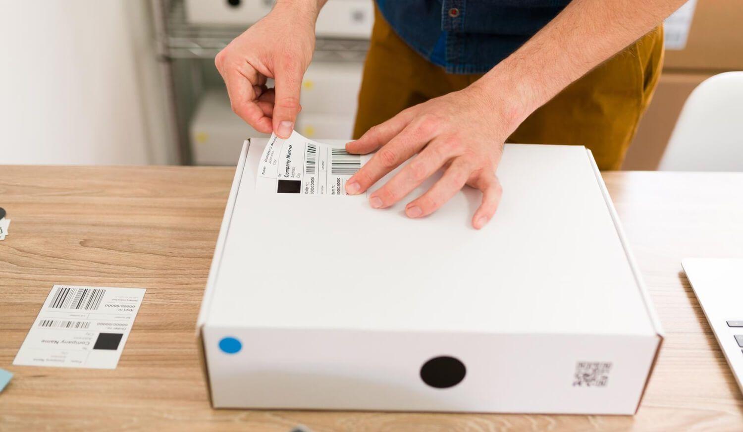 Versandetiketten: Erstellen und Drucken